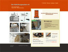 Tablet Screenshot of das-abdichtungssystem.de